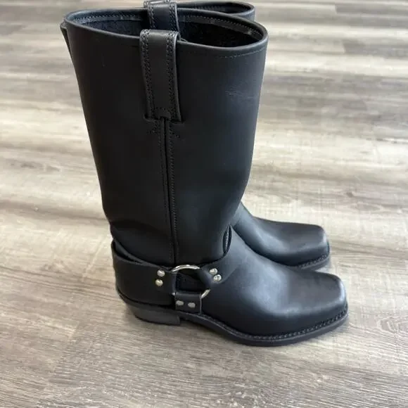 Frye Harness 12R Boots Black - Picture 11 of 13